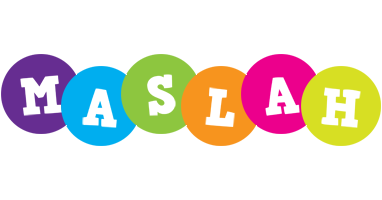 Maslah happy logo