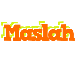 Maslah healthy logo