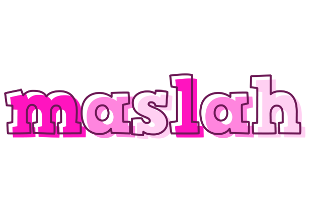 Maslah hello logo
