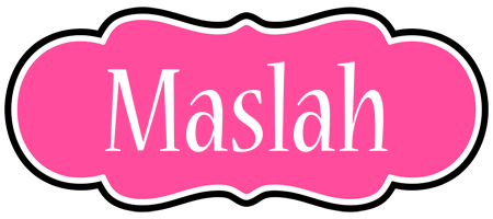 Maslah invitation logo