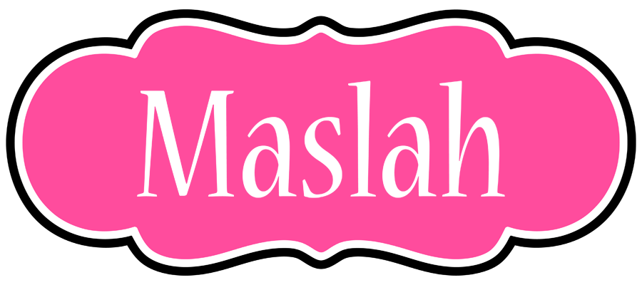 Maslah invitation logo