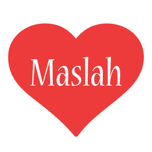 Maslah love logo