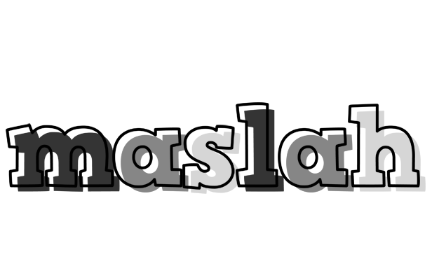 Maslah night logo