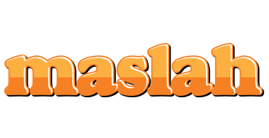 Maslah orange logo