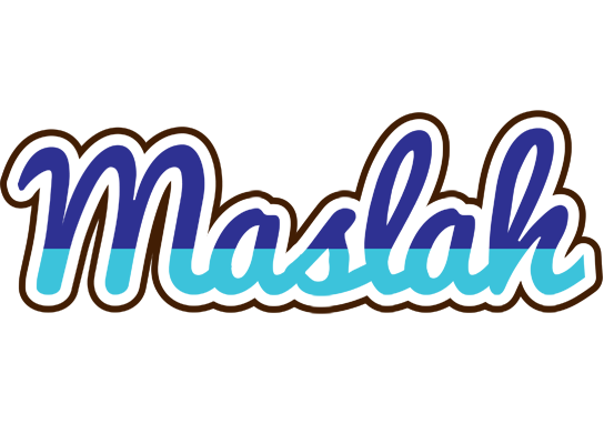 Maslah raining logo