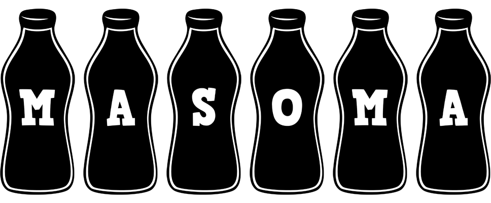 Masoma bottle logo
