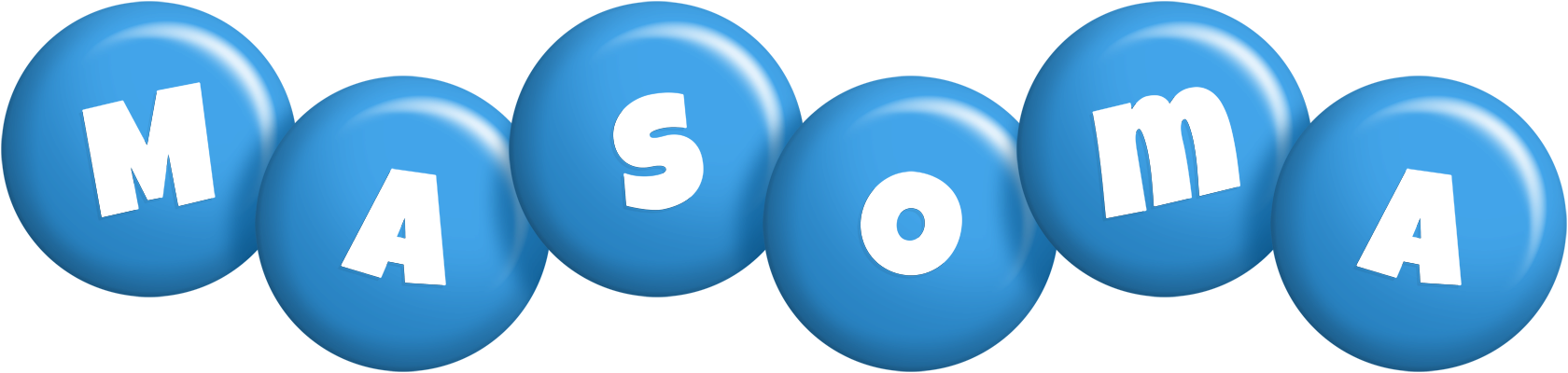 Masoma candy-blue logo