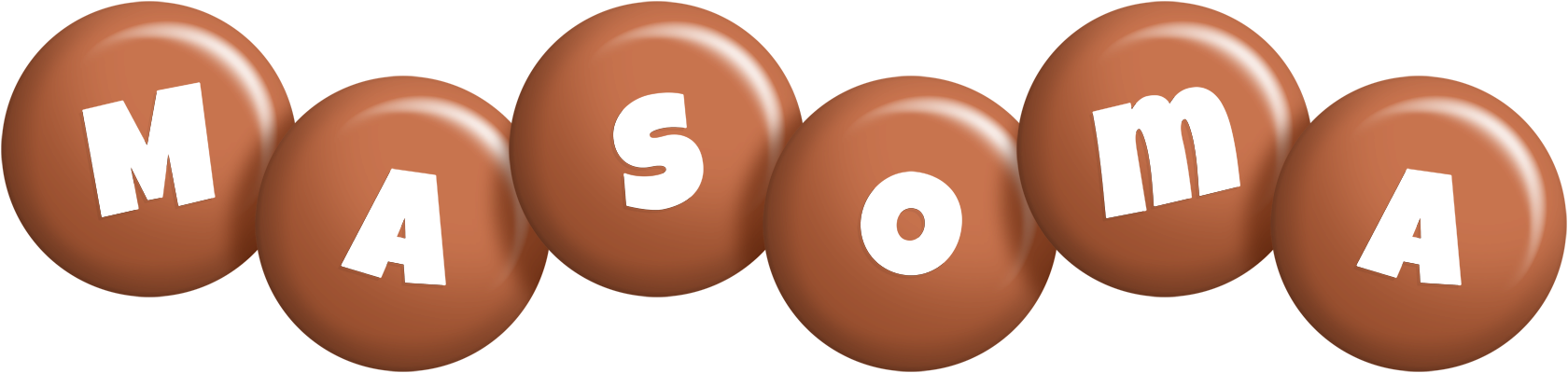 Masoma candy-brown logo