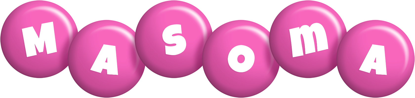 Masoma candy-pink logo