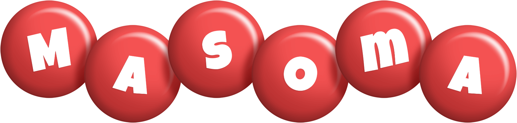 Masoma candy-red logo
