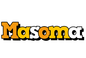 Masoma cartoon logo