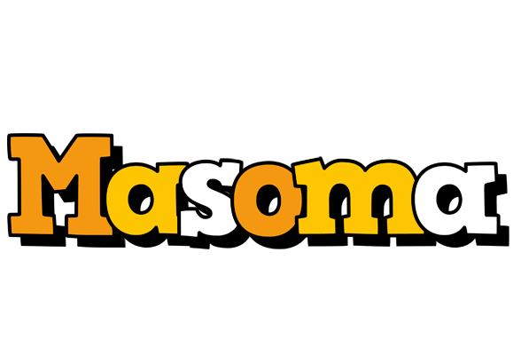 Masoma cartoon logo