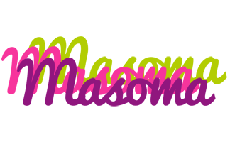 Masoma flowers logo