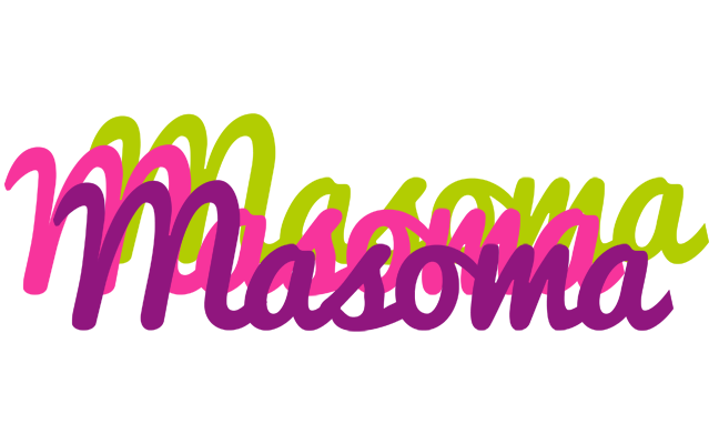 Masoma flowers logo