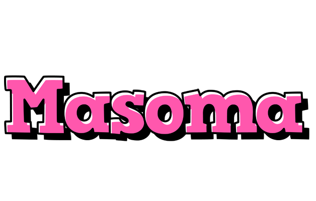 Masoma girlish logo