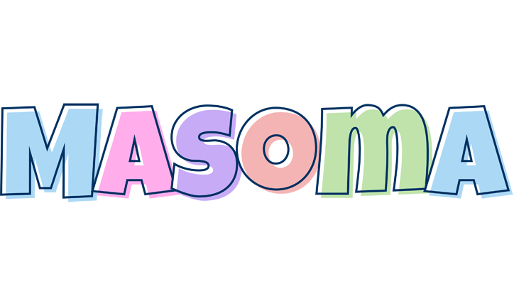 Masoma pastel logo