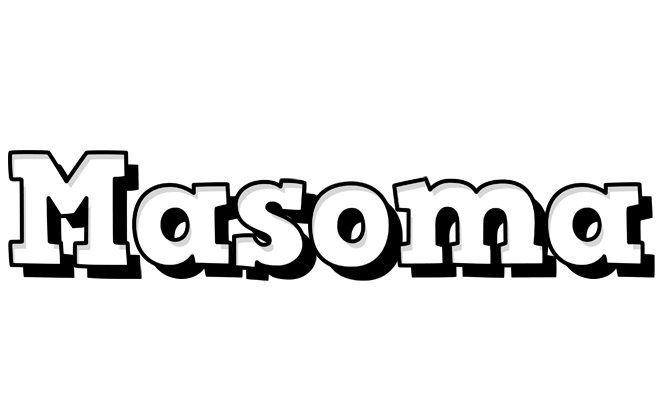 Masoma snowing logo