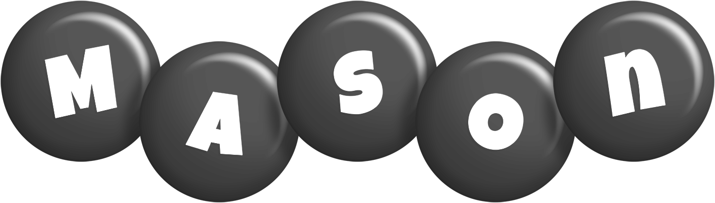 Mason candy-black logo