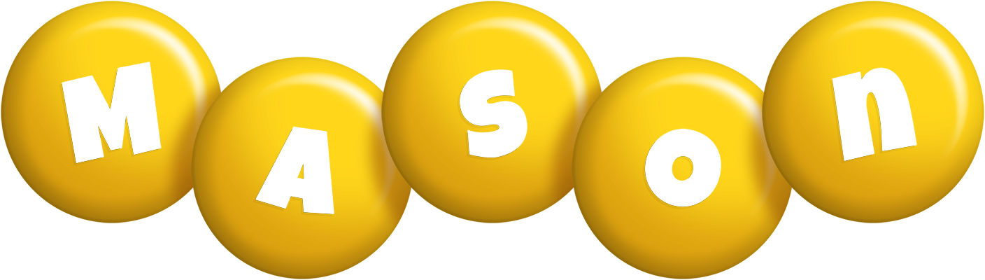 Mason candy-yellow logo