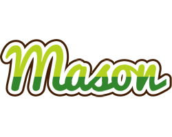 Mason golfing logo