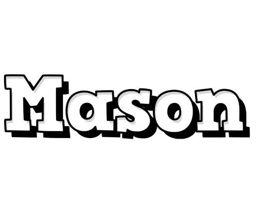 Mason snowing logo
