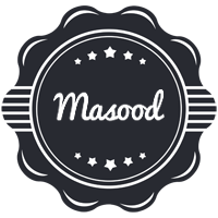 Masood badge logo