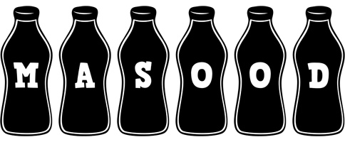 Masood bottle logo
