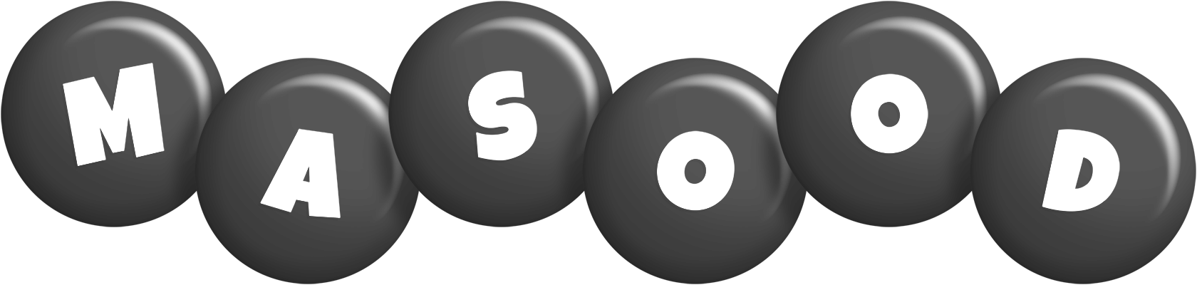 Masood candy-black logo