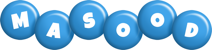 Masood candy-blue logo