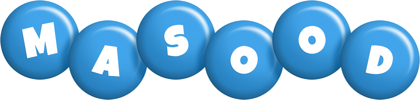 Masood candy-blue logo