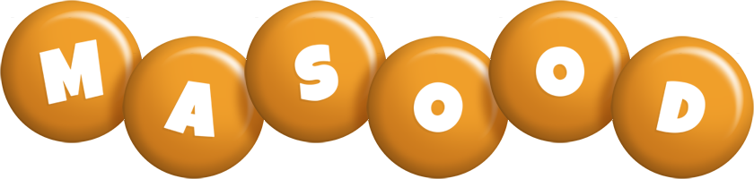 Masood candy-orange logo