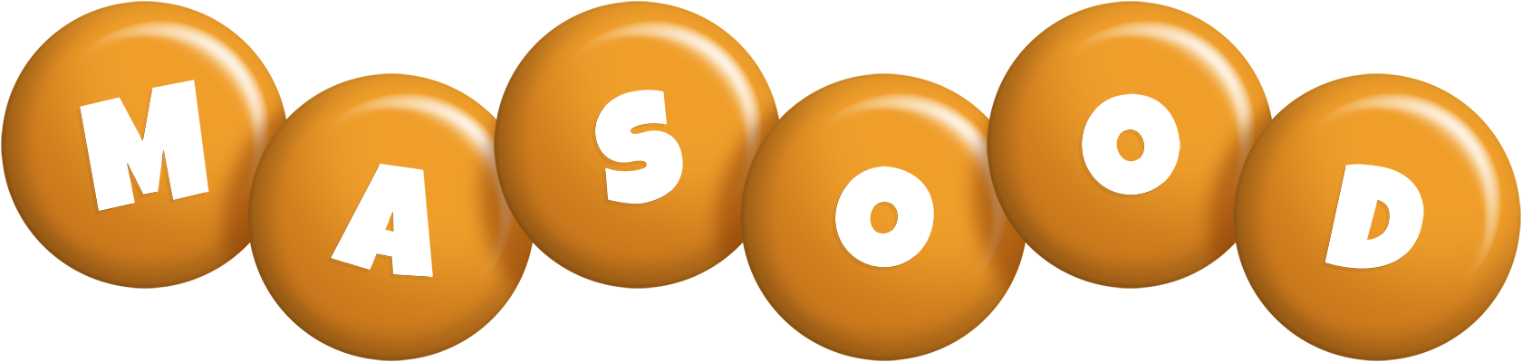 Masood candy-orange logo
