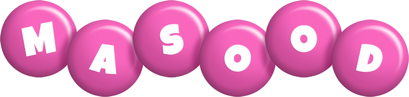 Masood candy-pink logo