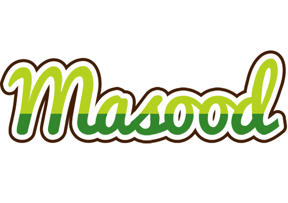 Masood golfing logo