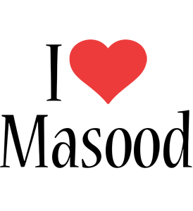 Masood i-love logo