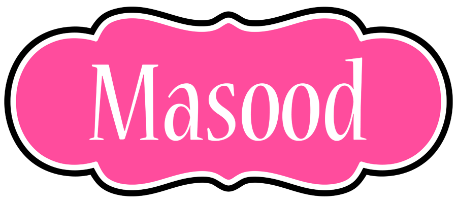 Masood invitation logo