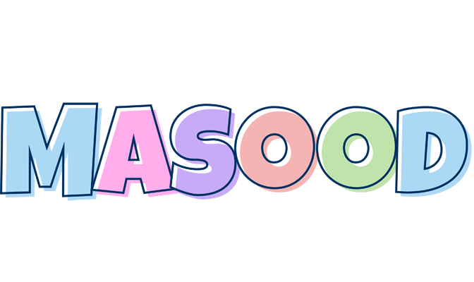Masood pastel logo