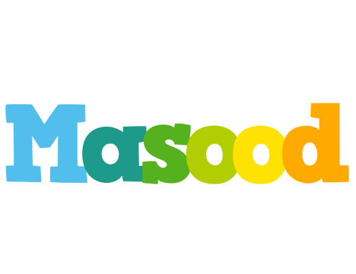Masood rainbows logo