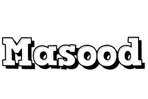 Masood snowing logo