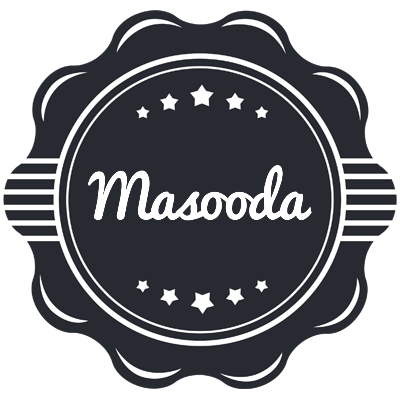 Masooda badge logo