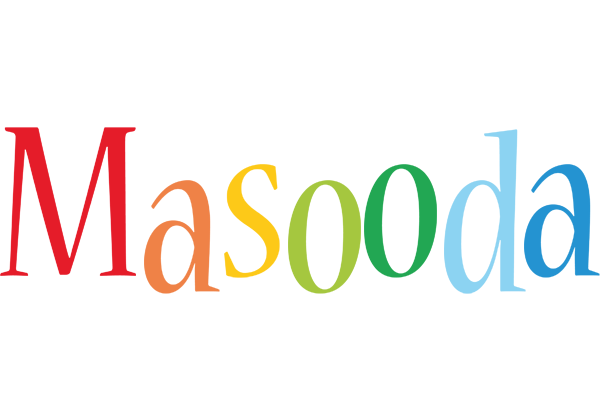 Masooda birthday logo