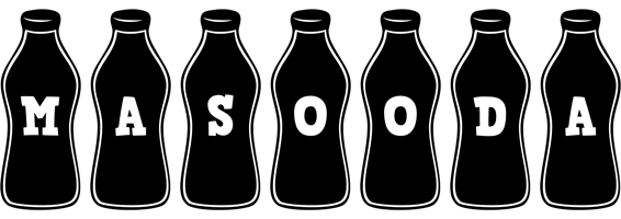 Masooda bottle logo