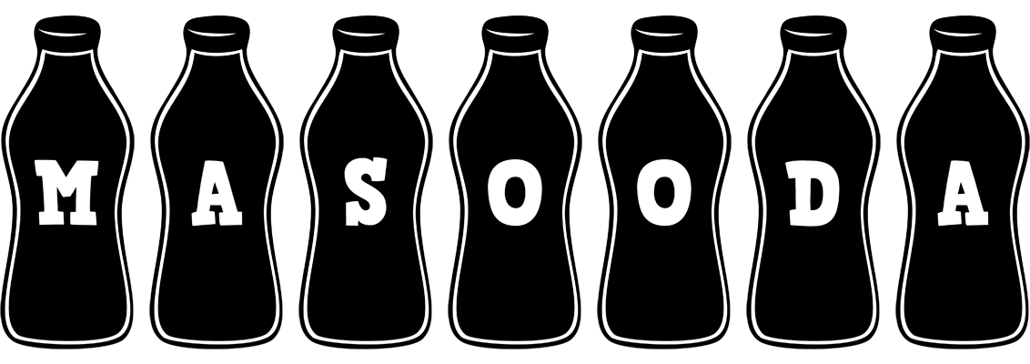 Masooda bottle logo