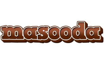 Masooda brownie logo