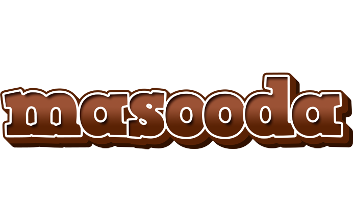 Masooda brownie logo