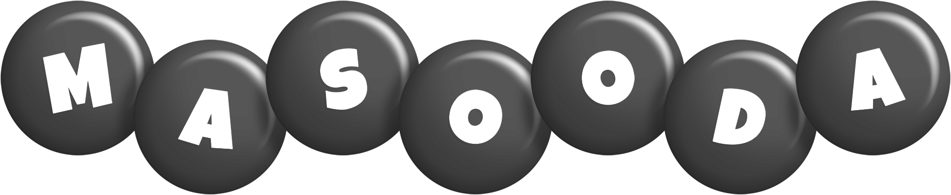 Masooda candy-black logo