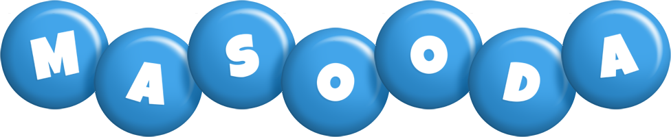 Masooda candy-blue logo