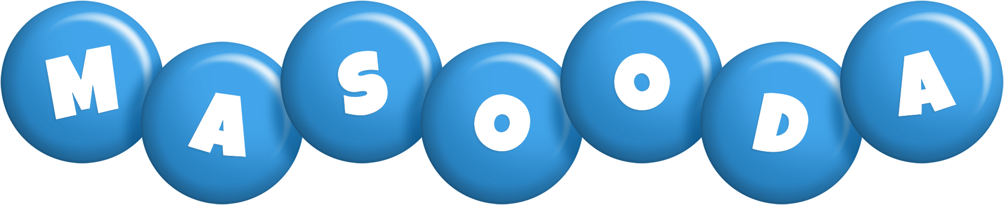 Masooda candy-blue logo