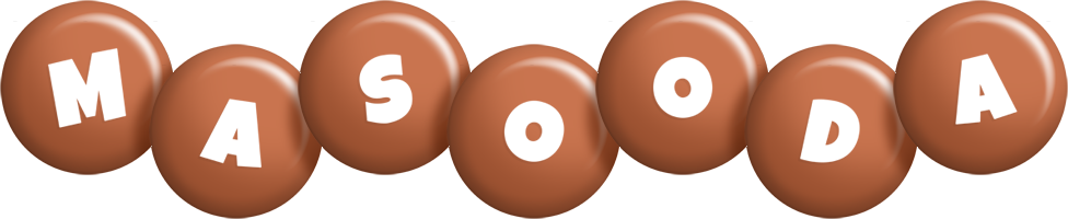 Masooda candy-brown logo