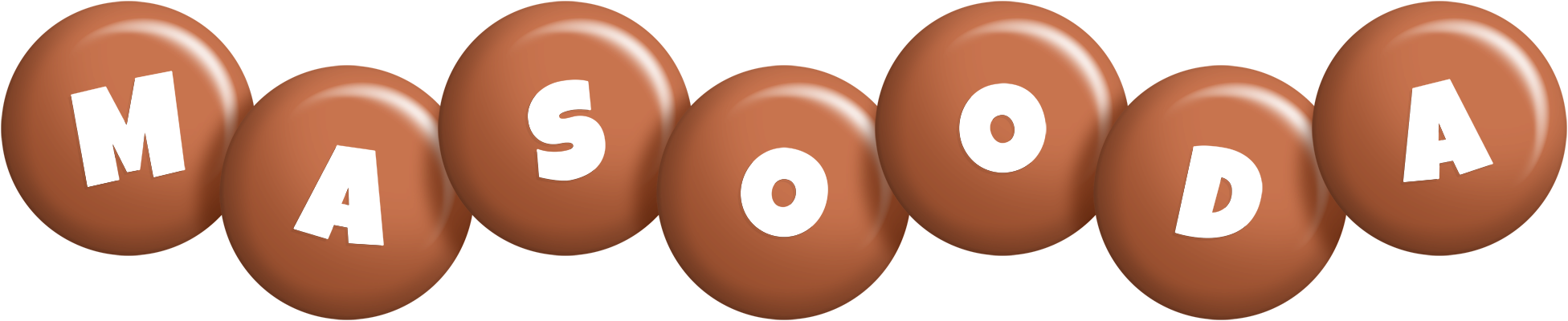 Masooda candy-brown logo